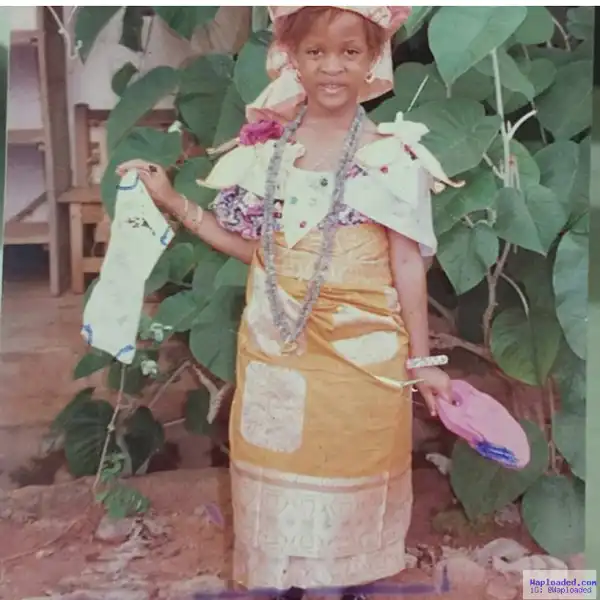 Adaeze Yobo Shares Her Childhood Photo